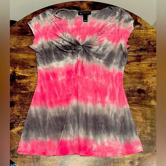 I.N.C. International Concepts | ladies tie dye blouse. Size: L. - Picture 1 of 9